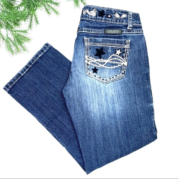 Cowgirl Tuff Denim - 🚫SOLD! 🤠👖|•COWGIRL TUFF•| Star Struck Capri Jeans👖🤠